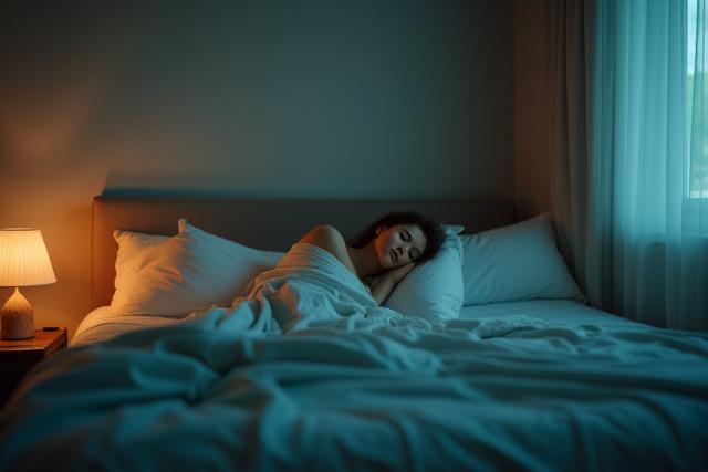 A serene sleeping environment promoting good rest